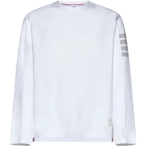 Striped Long-Sleeve T-shirt , male, Sizes: L, S, XL, M - Thom Browne - Modalova