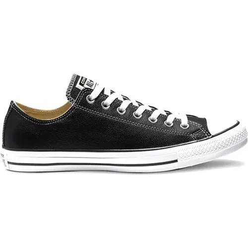 Schwarze Lässige Ledersneakers , Herren, Größe: 37 1/2 EU - Converse - Modalova