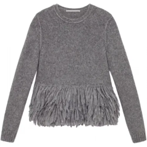 Gefiederter Wollpullover mit Basque - Stella Mccartney - Modalova