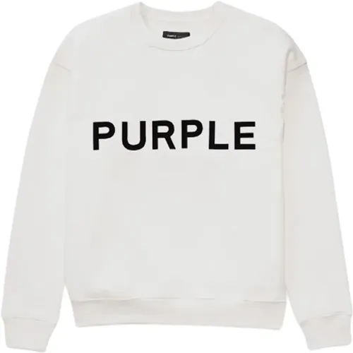 Sweatshirt , Herren, Größe: L - Purple Brand - Modalova