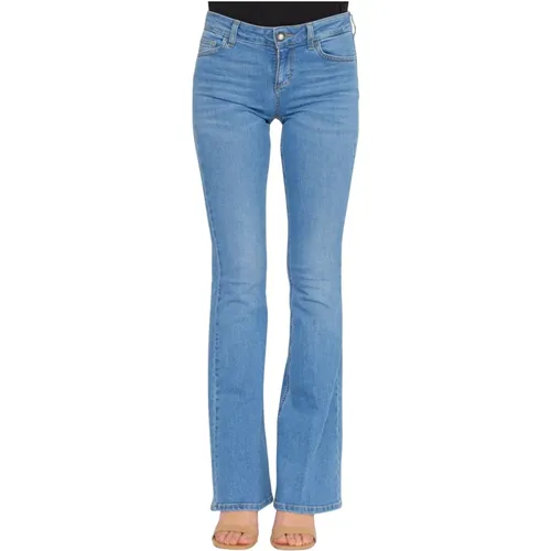Flared Bottom Up Eco-friendly Jeans , female, Sizes: W31, W32 - Liu Jo - Modalova