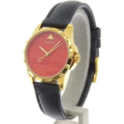 Pre-owned Leder watches , Damen, Größe: ONE Size - Gucci Vintage - Modalova