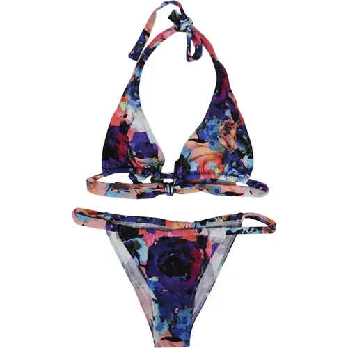 Miami Printed Bikini Set , female, Sizes: L, S, M - Feel me Fab - Modalova