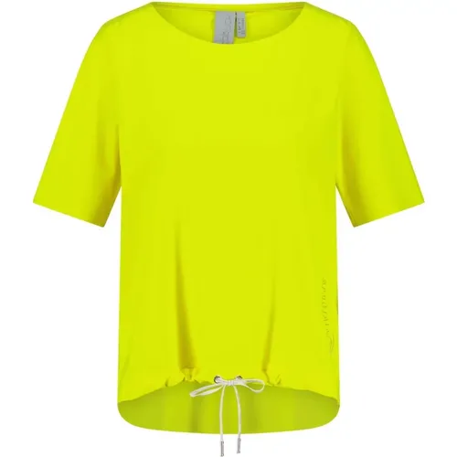 Leuchtendes T-Shirt Utta mit Logo , Damen, Größe: L - Sportalm - Modalova
