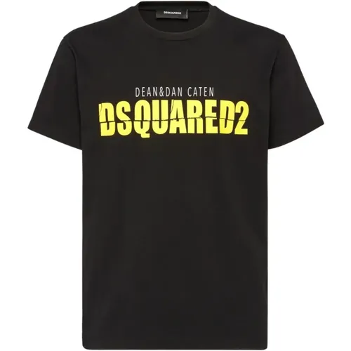 Stilvolle T-Shirt Kollektion , Herren, Größe: 2XL - Dsquared2 - Modalova