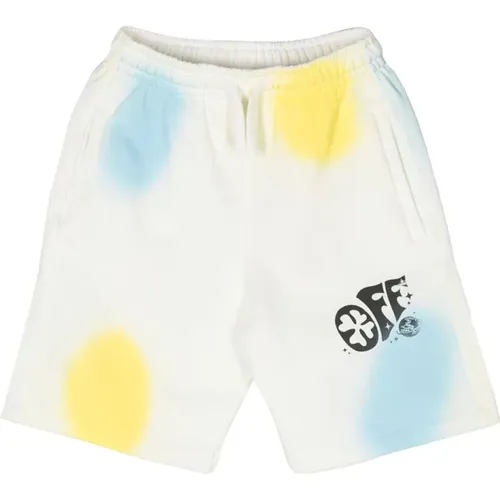 Kinder Logo Bermuda Shorts - Off White - Modalova