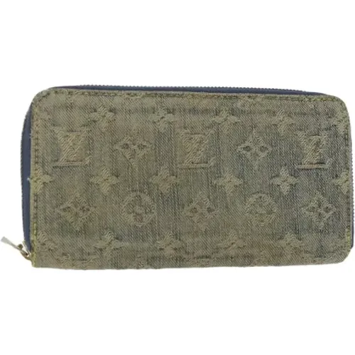 Pre-owned Denim wallets , female, Sizes: ONE SIZE - Louis Vuitton Vintage - Modalova