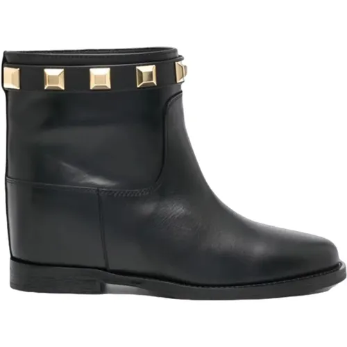 Santa Monica Ankle Boots , female, Sizes: 3 UK, 4 1/2 UK, 4 UK, 3 1/2 UK - Via Roma 15 - Modalova
