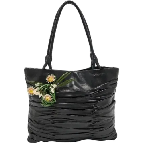 Pre-owned Leather totes , female, Sizes: ONE SIZE - Prada Vintage - Modalova