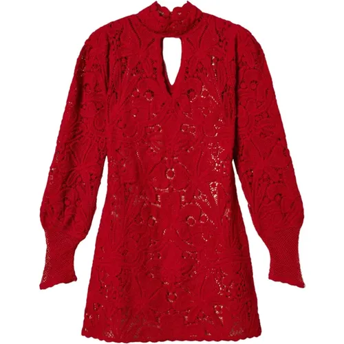 Rotes Kleid Set , Damen, Größe: M - Twinset - Modalova