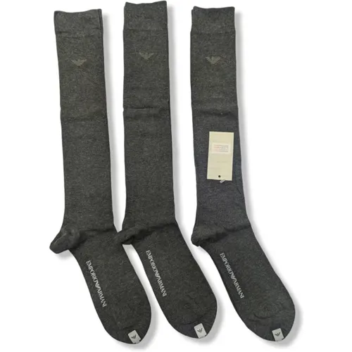 Solid Color Socks Pack , unisex, Sizes: L - Emporio Armani - Modalova