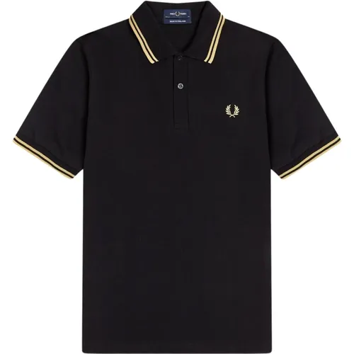 Double Stripe Polo Made In England , male, Sizes: S - Fred Perry - Modalova