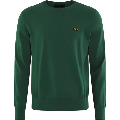 Herren Pullover Sweater , Herren, Größe: L - Dsquared2 - Modalova