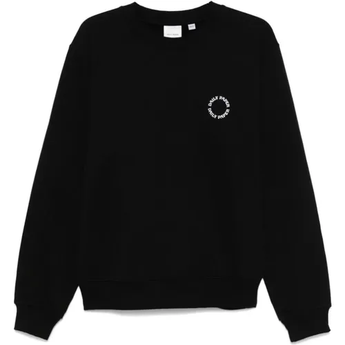 Schwarzer Baumwoll-Crew-Neck-Pullover , Herren, Größe: XL - Daily Paper - Modalova