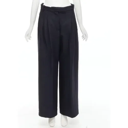 Pre-owned Wool bottoms , female, Sizes: M - Chanel Vintage - Modalova