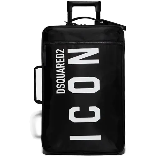 White Be Icon Trolley , male, Sizes: ONE SIZE - Dsquared2 - Modalova