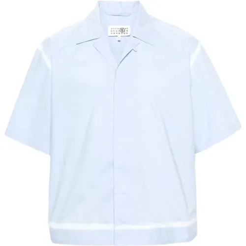 Short-Sleeved Shirt Light , male, Sizes: L, M - MM6 Maison Margiela - Modalova