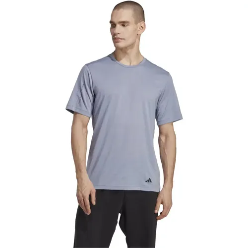 Yoga Base T-Shirt , Herren, Größe: L - Adidas - Modalova