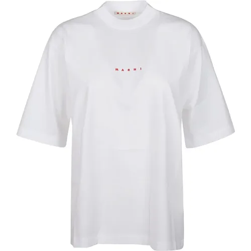 Lily T-Shirt , Damen, Größe: 2XS - Marni - Modalova