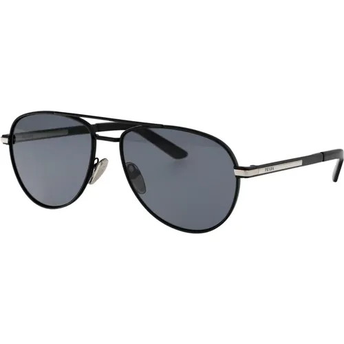 Stylische Sonnenbrille für Sonnige Tage , Herren, Größe: 60 MM - Prada - Modalova