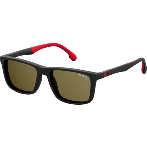 Matte Black/Gold Sunglasses , male, Sizes: 54 MM - Carrera - Modalova