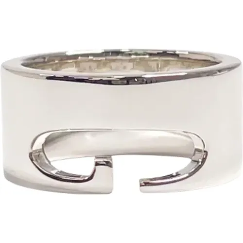 Pre-owned Silver rings , female, Sizes: ONE SIZE - Gucci Vintage - Modalova