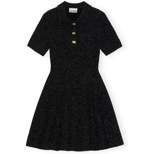 Glitzer Mini Kleid , Damen, Größe: M - Ganni - Modalova