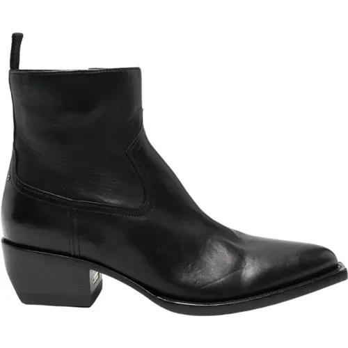 Stylish Heeled Boots for Men , female, Sizes: 10 UK, 7 UK - Golden Goose - Modalova