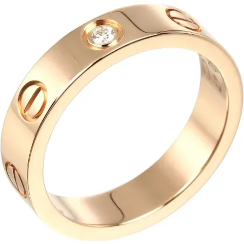 Pre-owned Metal rings , female, Sizes: ONE SIZE - Cartier Vintage - Modalova