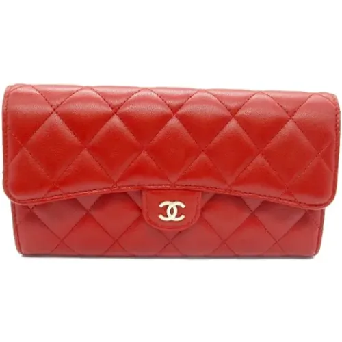 Pre-owned Leather wallets , female, Sizes: ONE SIZE - Chanel Vintage - Modalova