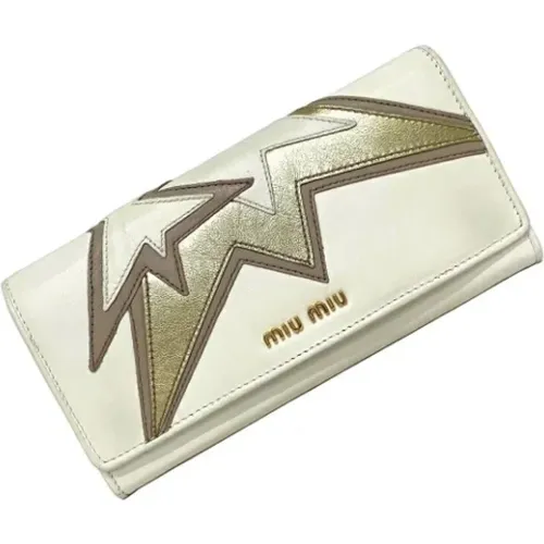 Pre-owned Leather wallets - Miu Miu Pre-owned - Modalova