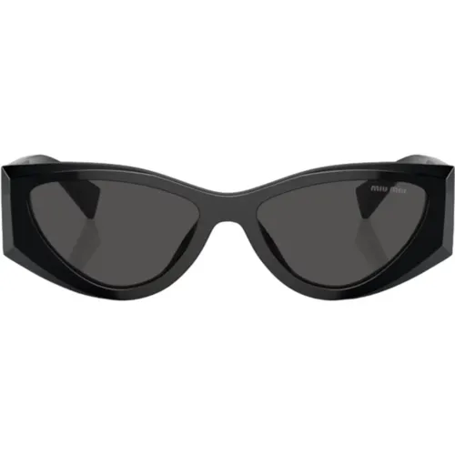 Oval Sonnenbrille , Damen, Größe: 54 MM - Miu Miu - Modalova