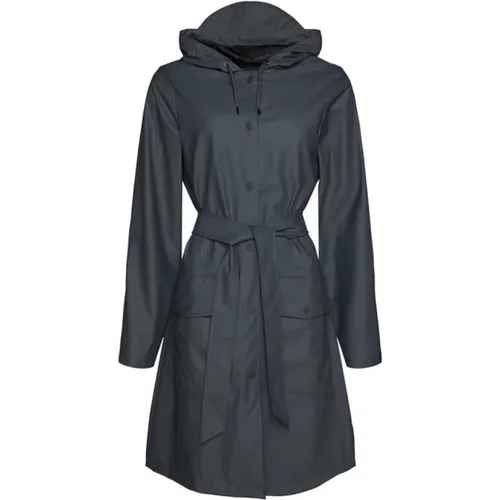 Stylische und praktische Regenjacke , Damen, Größe: S - Rains - Modalova