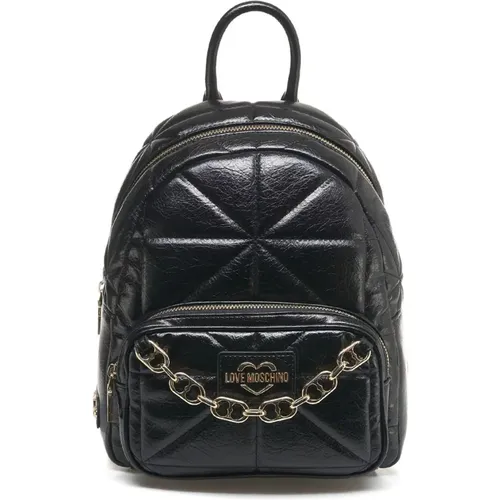 Schwarze Bucket Bag & Rucksack - Love Moschino - Modalova