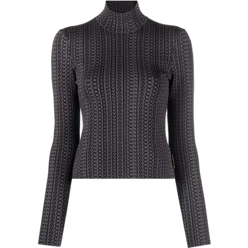 Knit Mockneck Sweater in , female, Sizes: XS, M, L, S - Marc Jacobs - Modalova