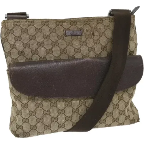 Pre-owned Canvas shoulder-bags , female, Sizes: ONE SIZE - Gucci Vintage - Modalova