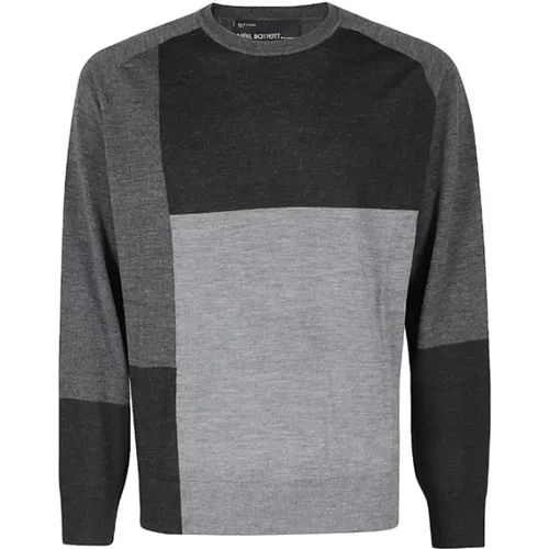 Tonal Block Sweater , male, Sizes: M - Neil Barrett - Modalova