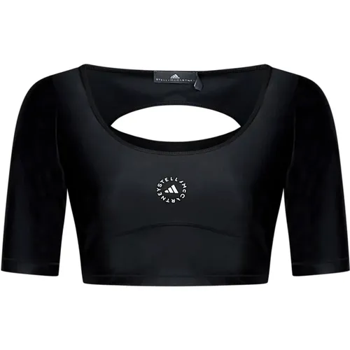 Top with Cut-out Details , female, Sizes: S - adidas by stella mccartney - Modalova