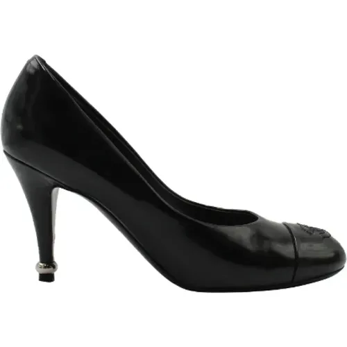 Pre-owned Leather heels , female, Sizes: 3 1/2 UK - Chanel Vintage - Modalova