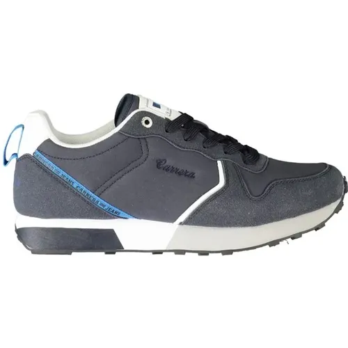 Blaue Polyester-Sneaker mit Kontrastdetails , Herren, Größe: 41 EU - Carrera - Modalova