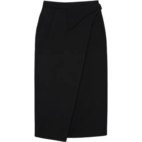 Wrap, , Midi Skirt - Wardrobe.nyc - Modalova