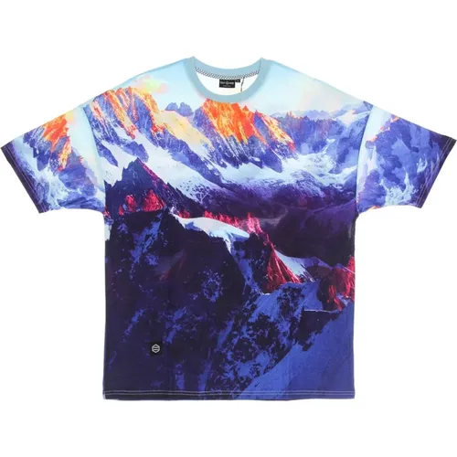 Berge Oversize Tee Multi T-Shirt , Herren, Größe: S - Dolly Noire - Modalova