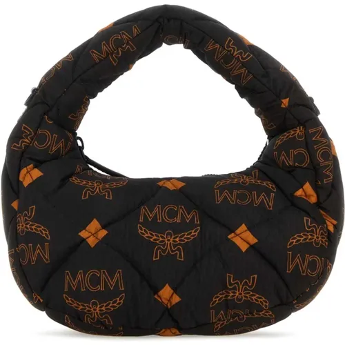 Printed Nylon Handbag , female, Sizes: ONE SIZE - MCM - Modalova