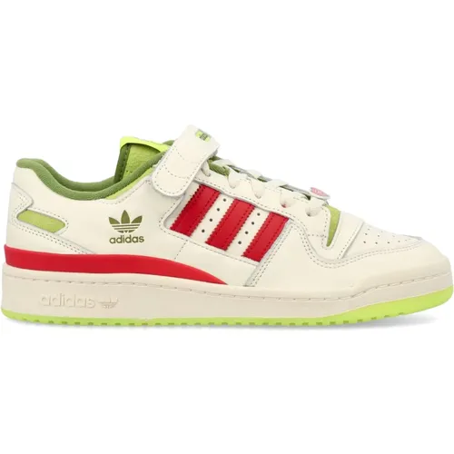 The Grinch Forum Sneakers , male, Sizes: 9 1/2 UK - adidas Originals - Modalova