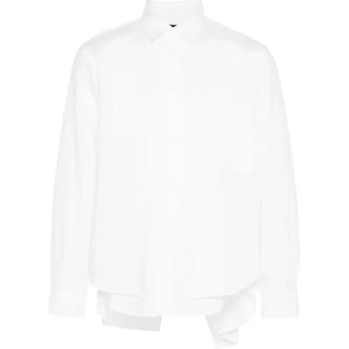 Weiße Baumwoll-Popeline-Hemd - Comme des Garçons - Modalova