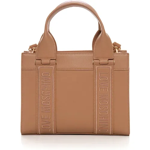 Stilvolle Handtasche mit verstellbarem Riemen , Damen, Größe: ONE Size - Love Moschino - Modalova
