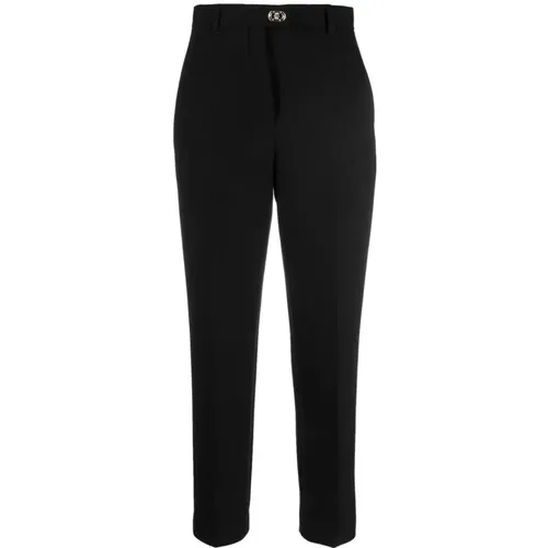 Casual Schwarze Wollhose - Salvatore Ferragamo - Modalova