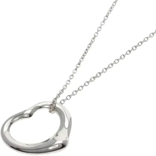 Pre-owned Silver necklaces , female, Sizes: ONE SIZE - Tiffany & Co. Pre-owned - Modalova