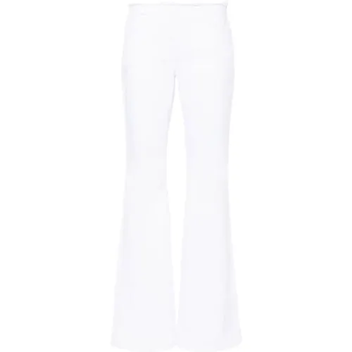 Ausgestellte Denim Hose mit 4G Plakette - Givenchy - Modalova