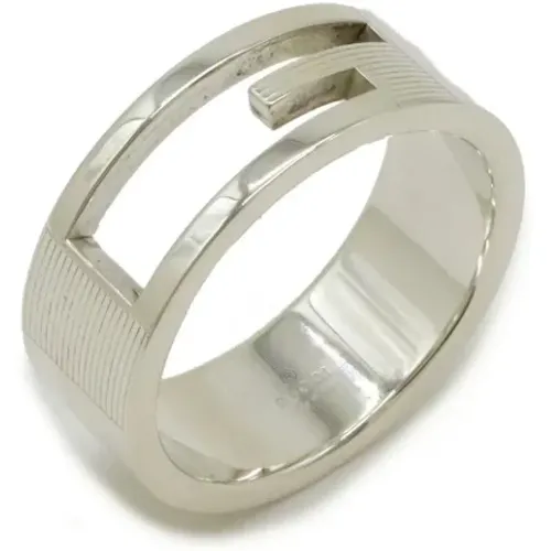 Pre-owned Silver rings , female, Sizes: ONE SIZE - Gucci Vintage - Modalova